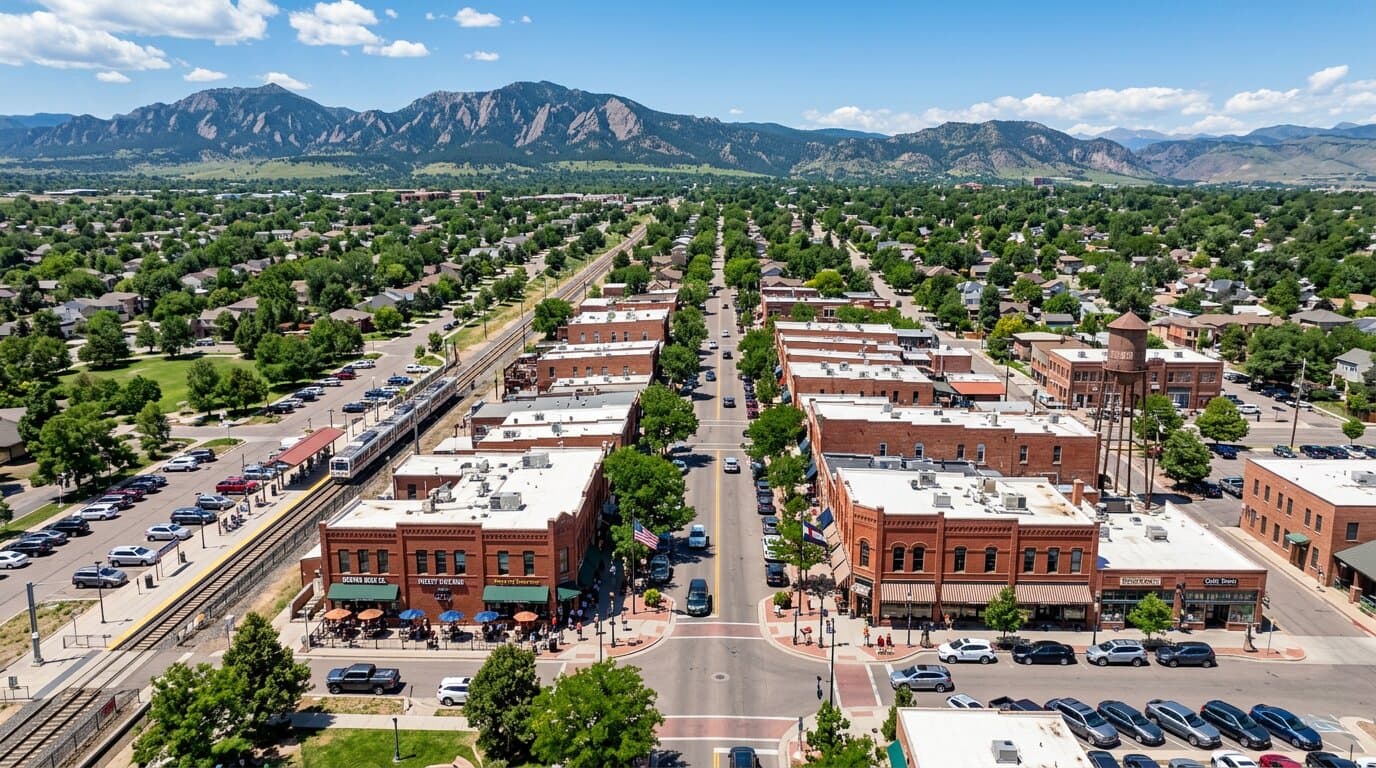Arvada cityscape