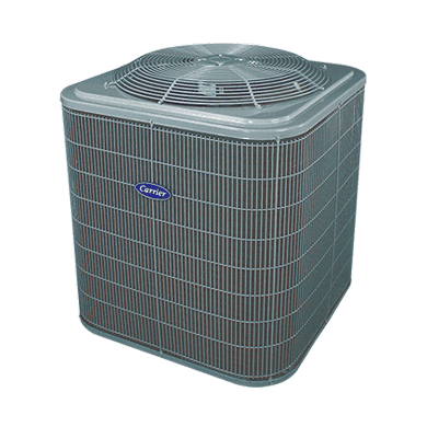 Carrier 24SCA5 Comfort 15 central air conditioner studio shot