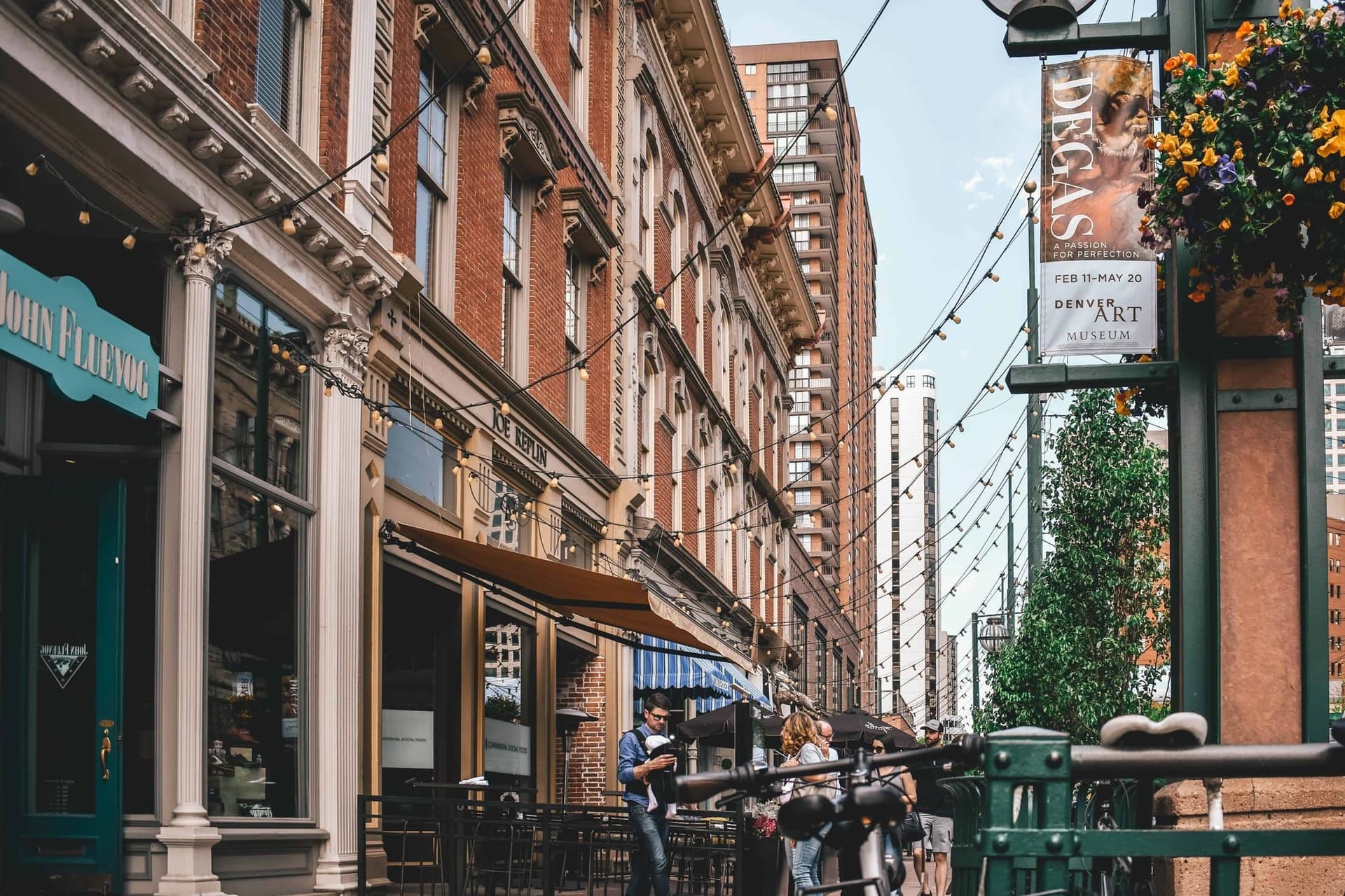 Historic Larimer Square in downtown Denver