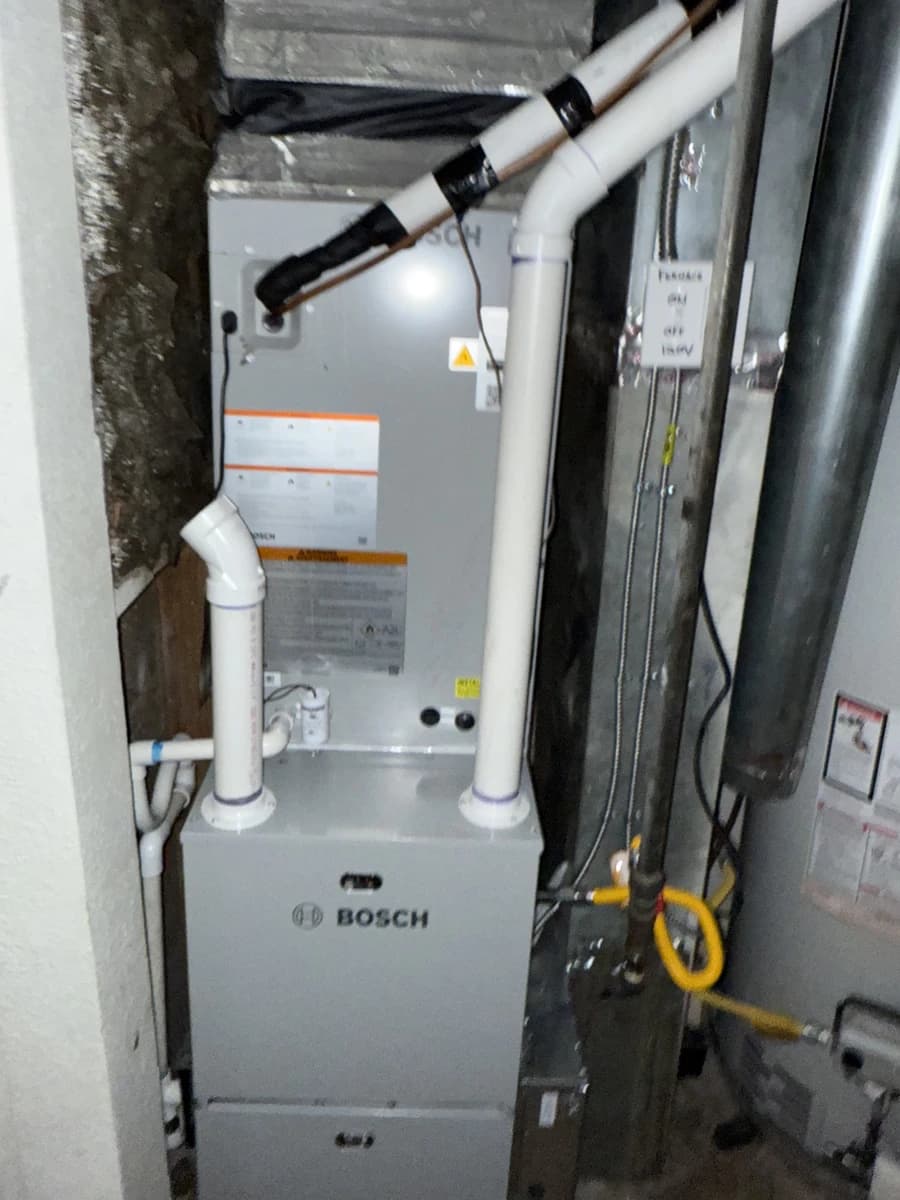 Bosch furnace installed by UniColorado in Edgewater