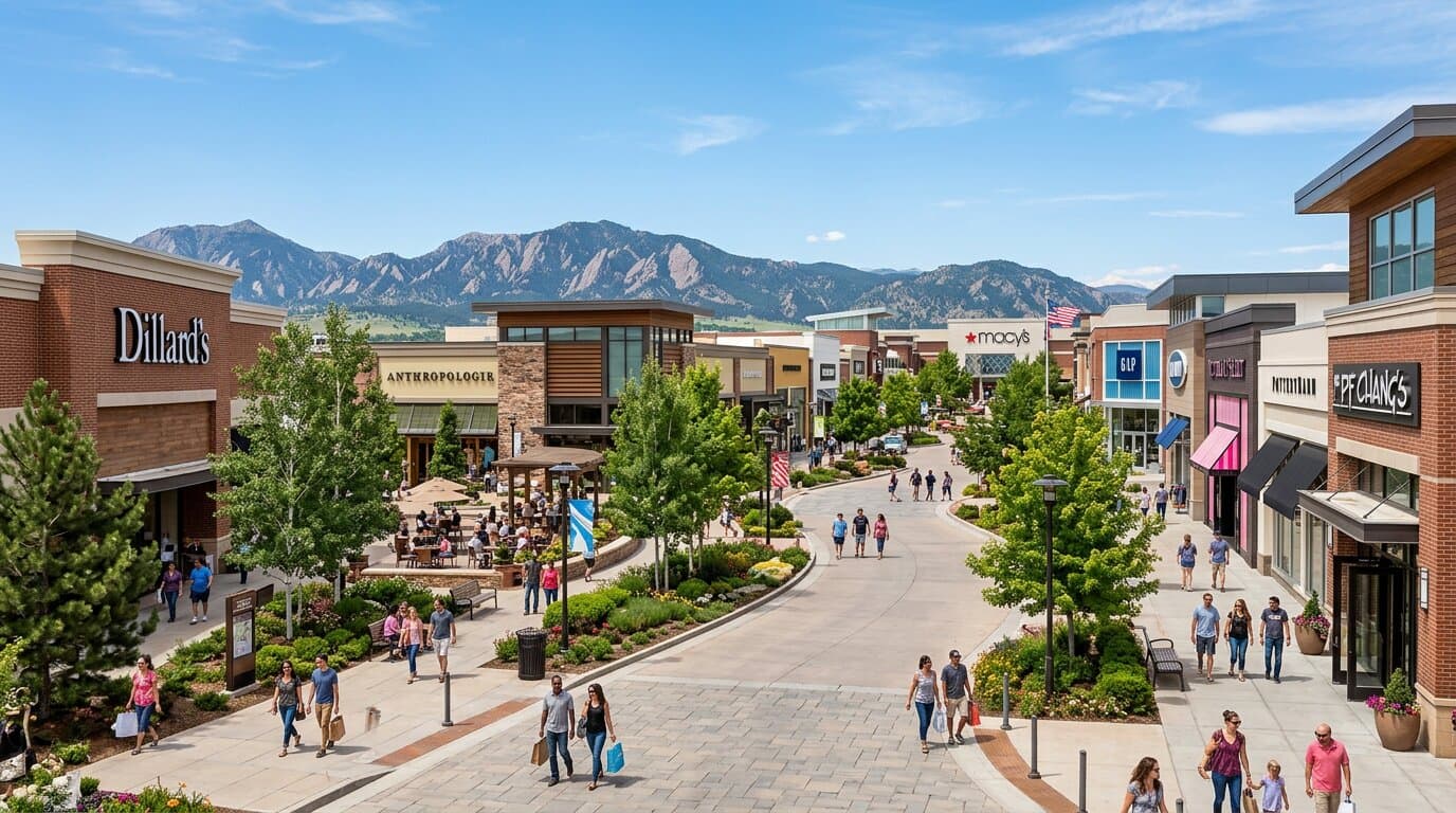 FlatIron Crossing shopping center in Broomfield, CO
