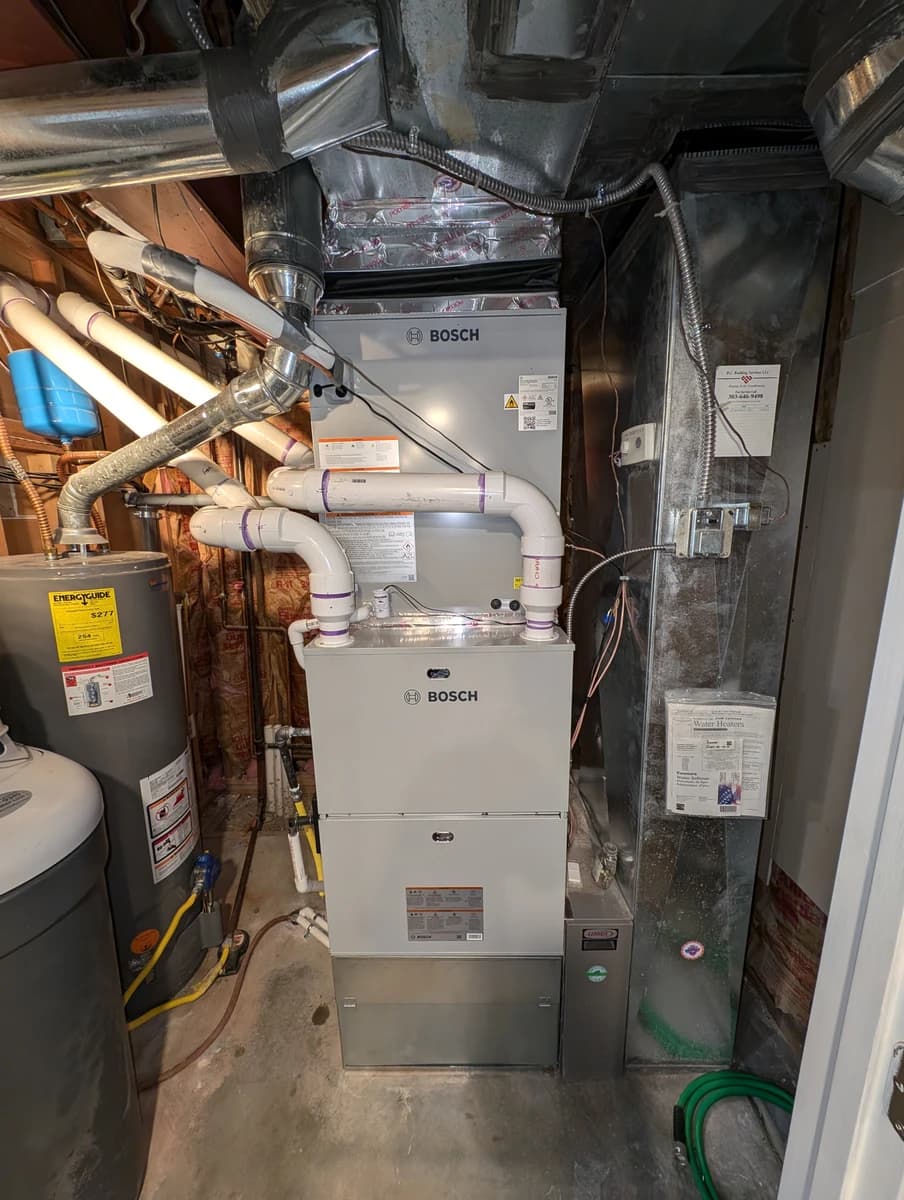 Bosch furnace installed by UniColorado in Lone Tree