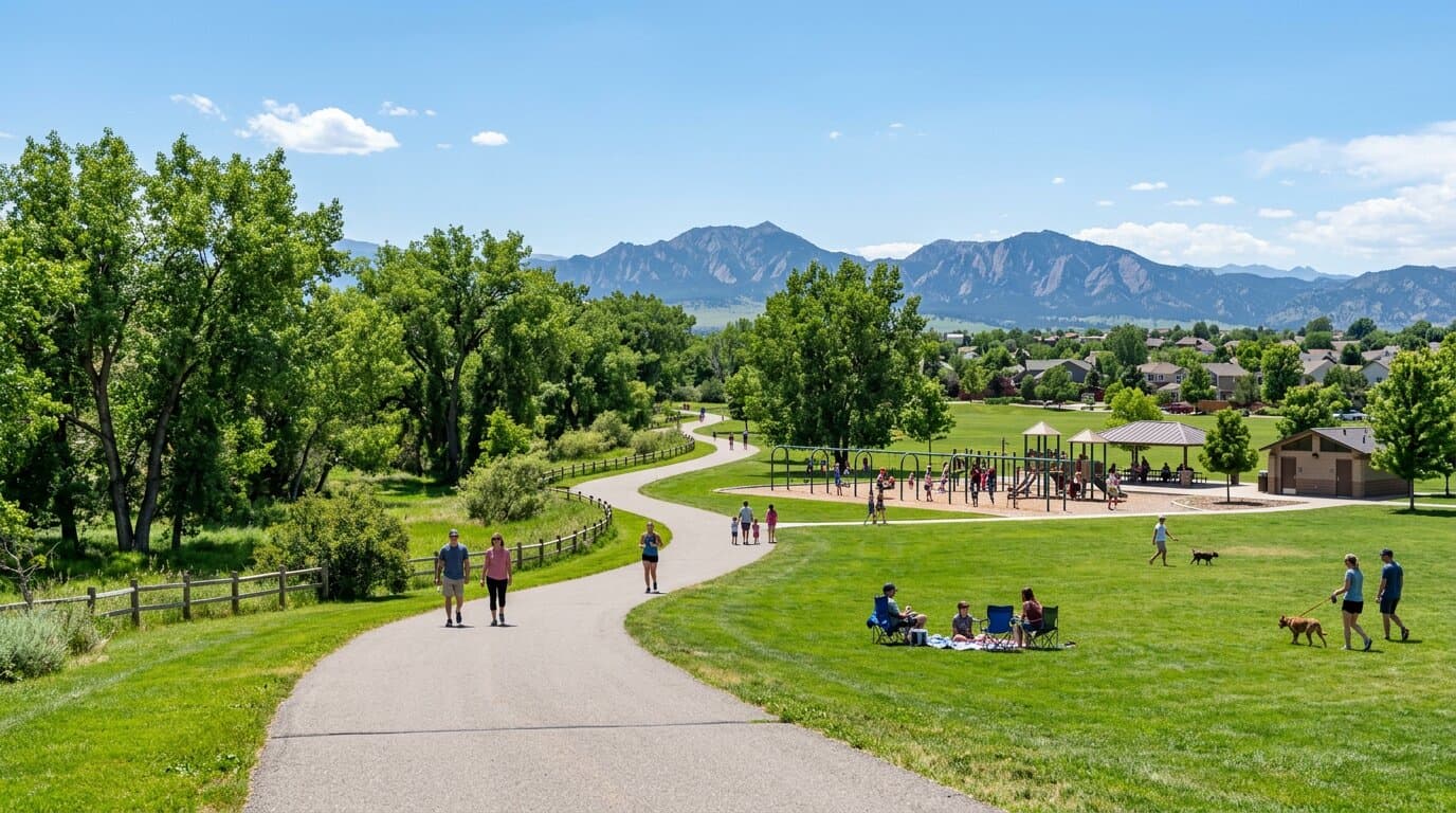 Westminster City Park trail system