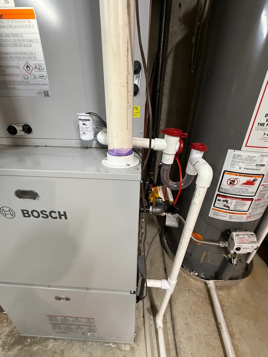 Bosch furnace installed in a Wheat Ridge home