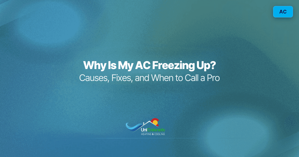 Why Is My AC Freezing Up? Causes, Fixes, and When to Call a Pro