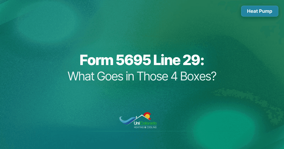 Form 5695 Line 29: What Goes in Those 4 Boxes?