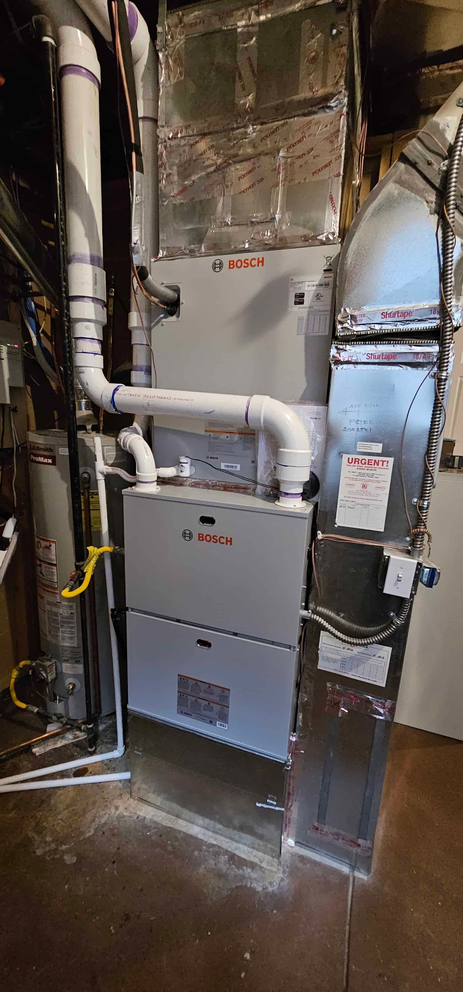 HVAC installation photo