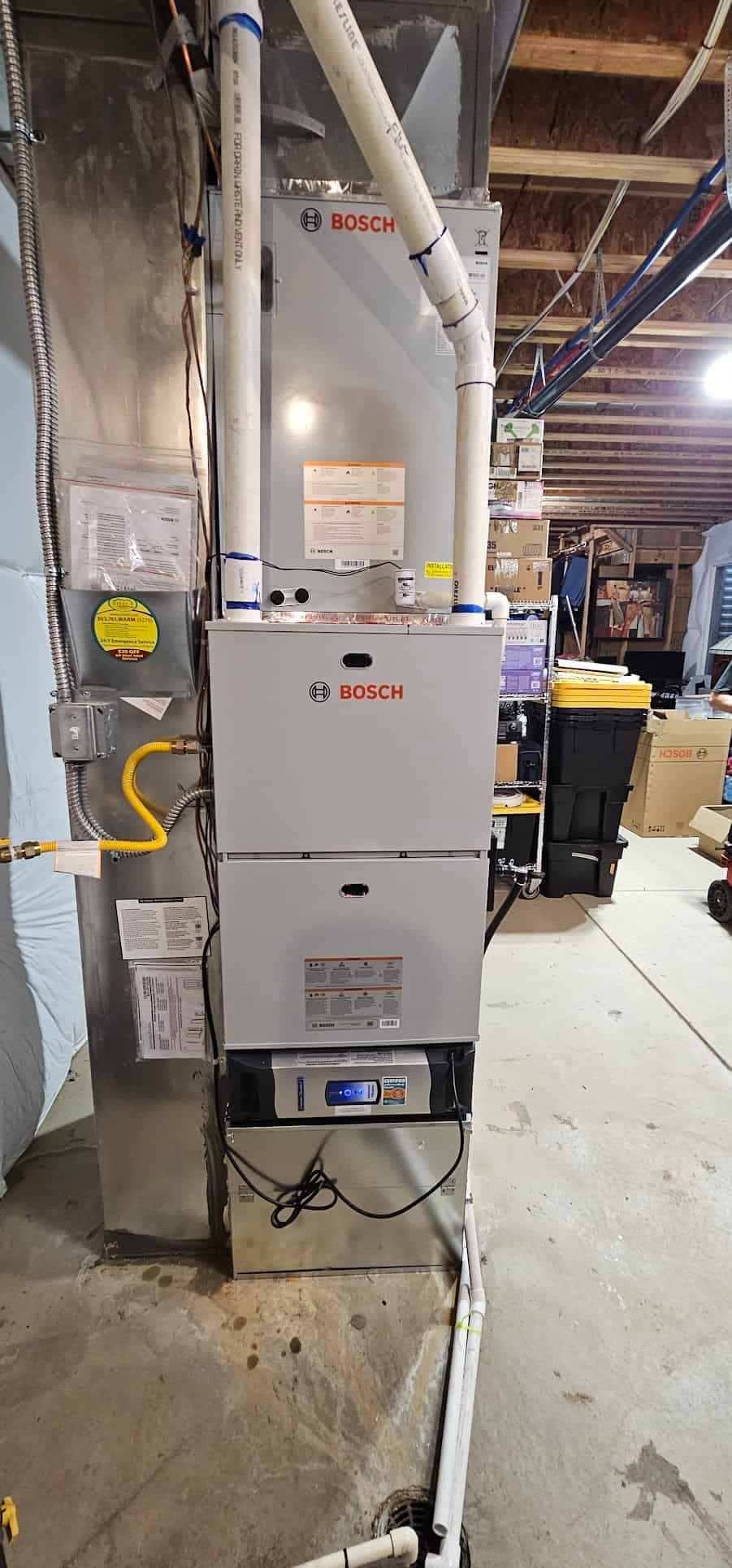 HVAC installation photo