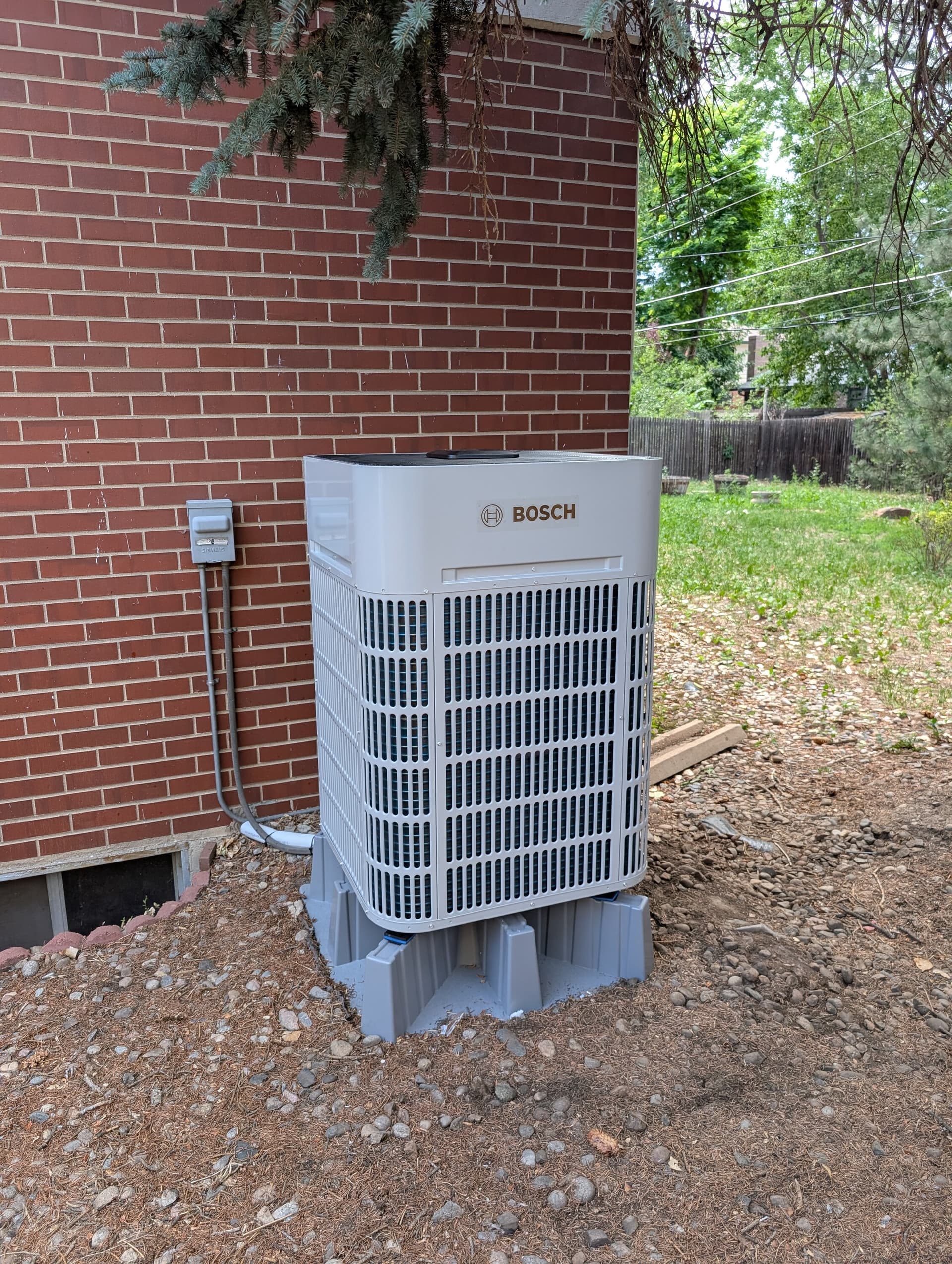 Bosch heat pump installed by UniColorado in the Denver area, July 2026