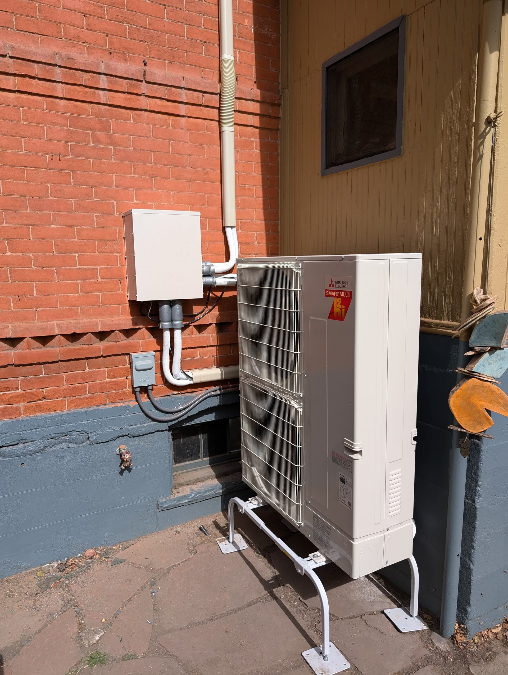 Mitsubishi heat pump installed by UniColorado in the Denver area, February 2026