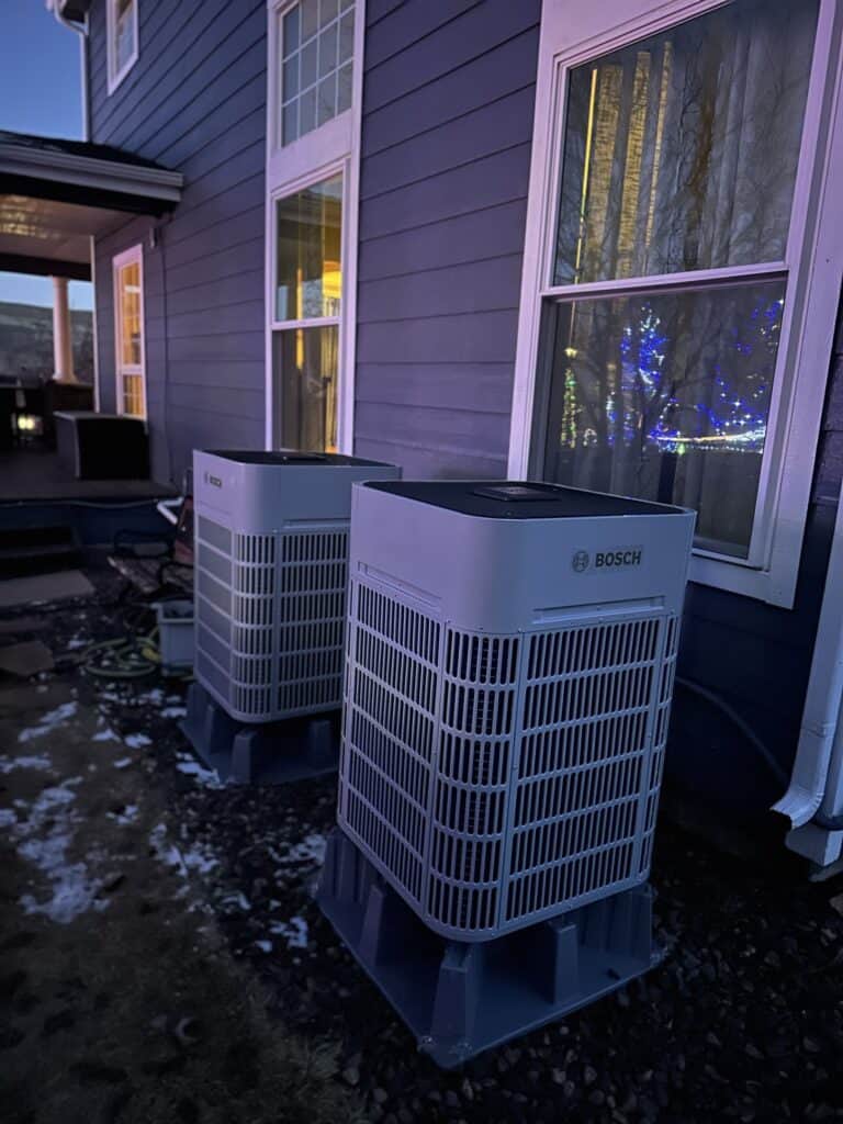 Bosch IDS ultra heat pump install in Golden, CO