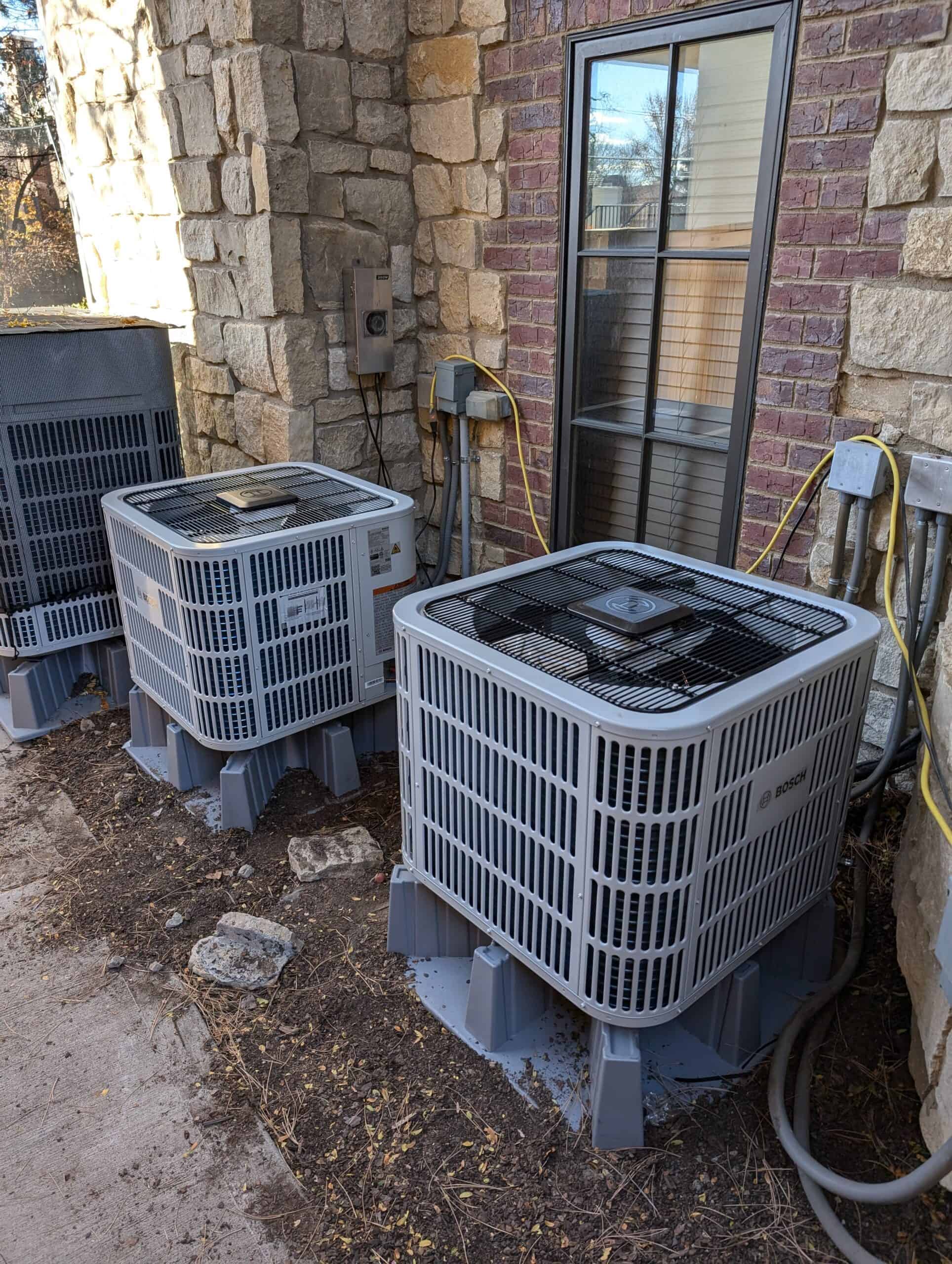 Bosch BOVA heat pump installation